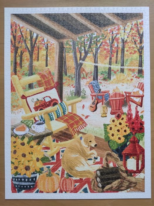 Puzzle PieceRelax, 1200 el. Cozy autumn fireplace