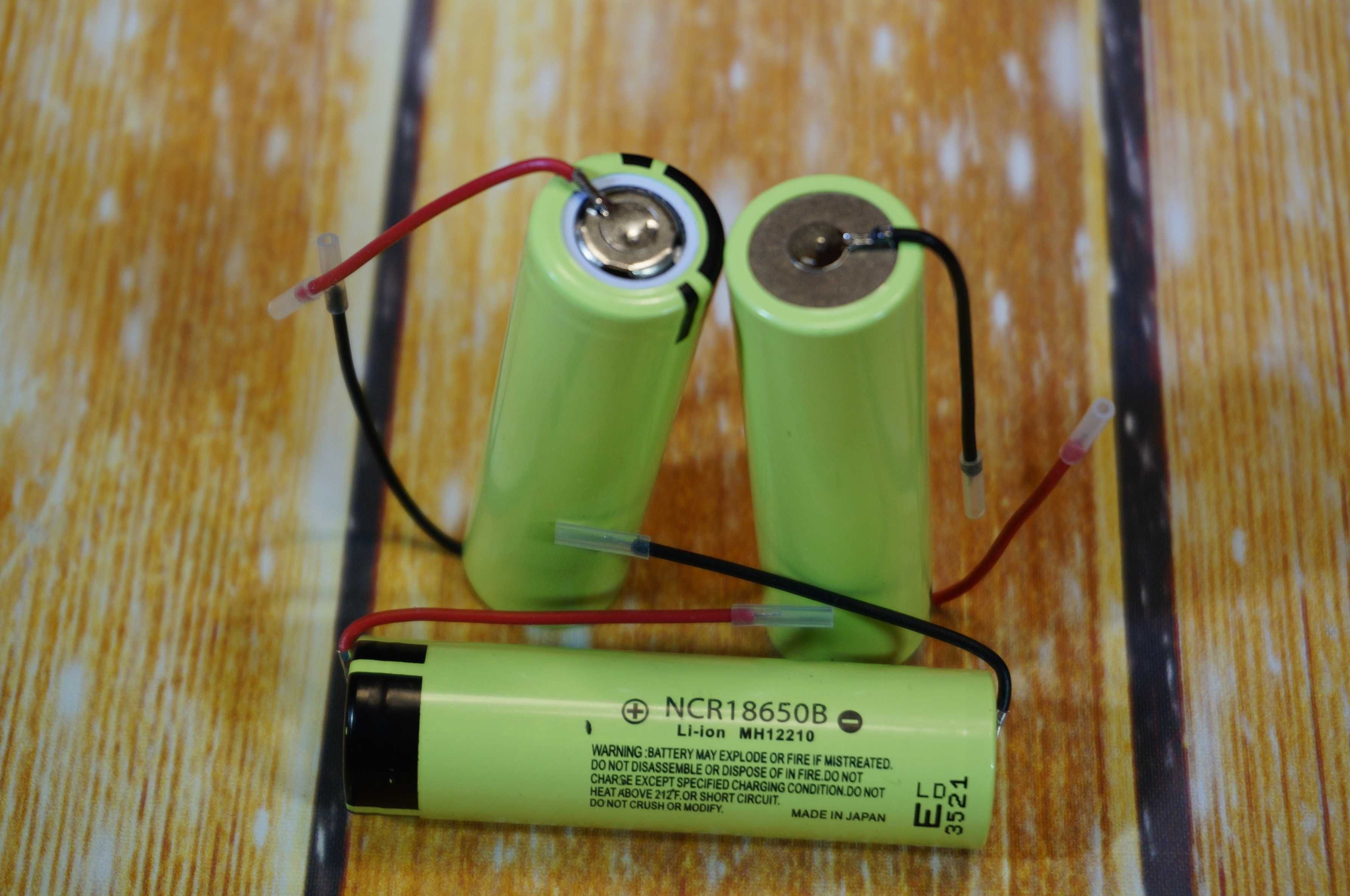 Акумулятори NCR18650B 1900 Mah з пелюстками під пайку