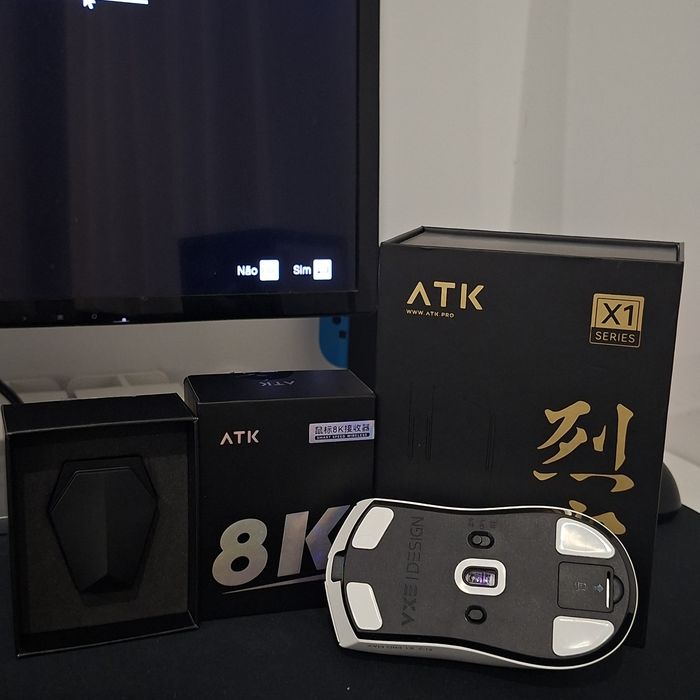 ATK X1 Pro Max – Rato Gaming Ultra-leve + Dongle 8K