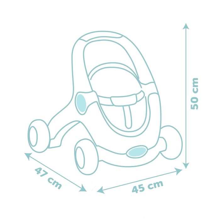 Коляска Smoby Little для прогулянок 3 в 1 з пупсом (140308)