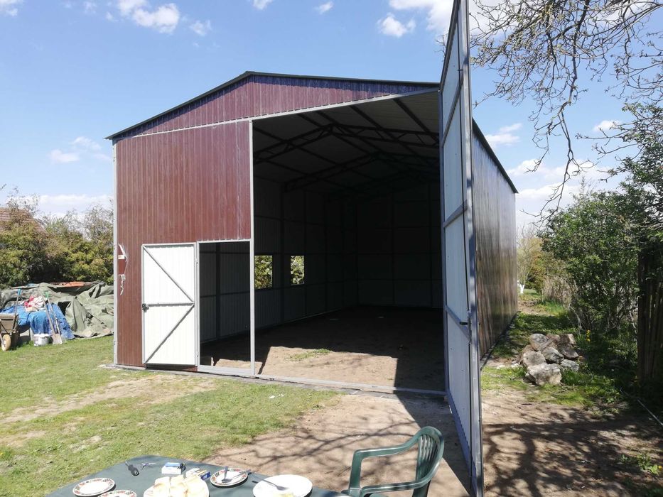 Garaż Blaszany WYSOKI /Wiata Rolnicza/Magazyn/Wiata Stalowa  - ESSTAL*