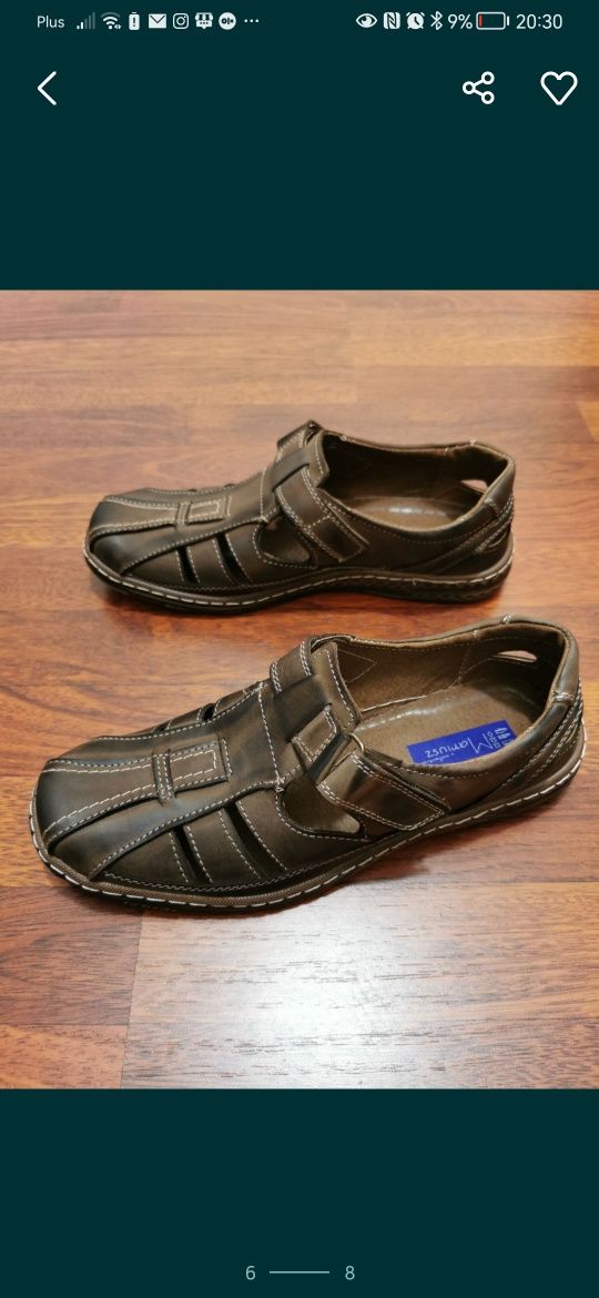 Skórzane Męskie Przewiewne Buty Męskie Lekkie Wygodne