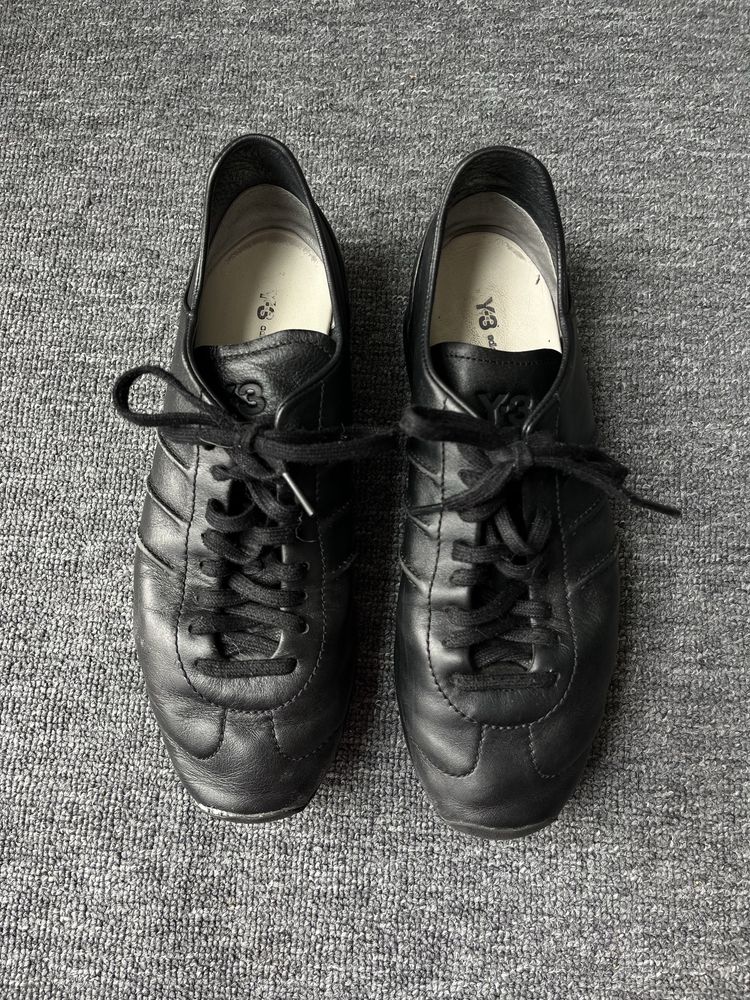 Adidas sneakersy czarne y3 yohji yamamoto 04/24 Y-3 country skorzane