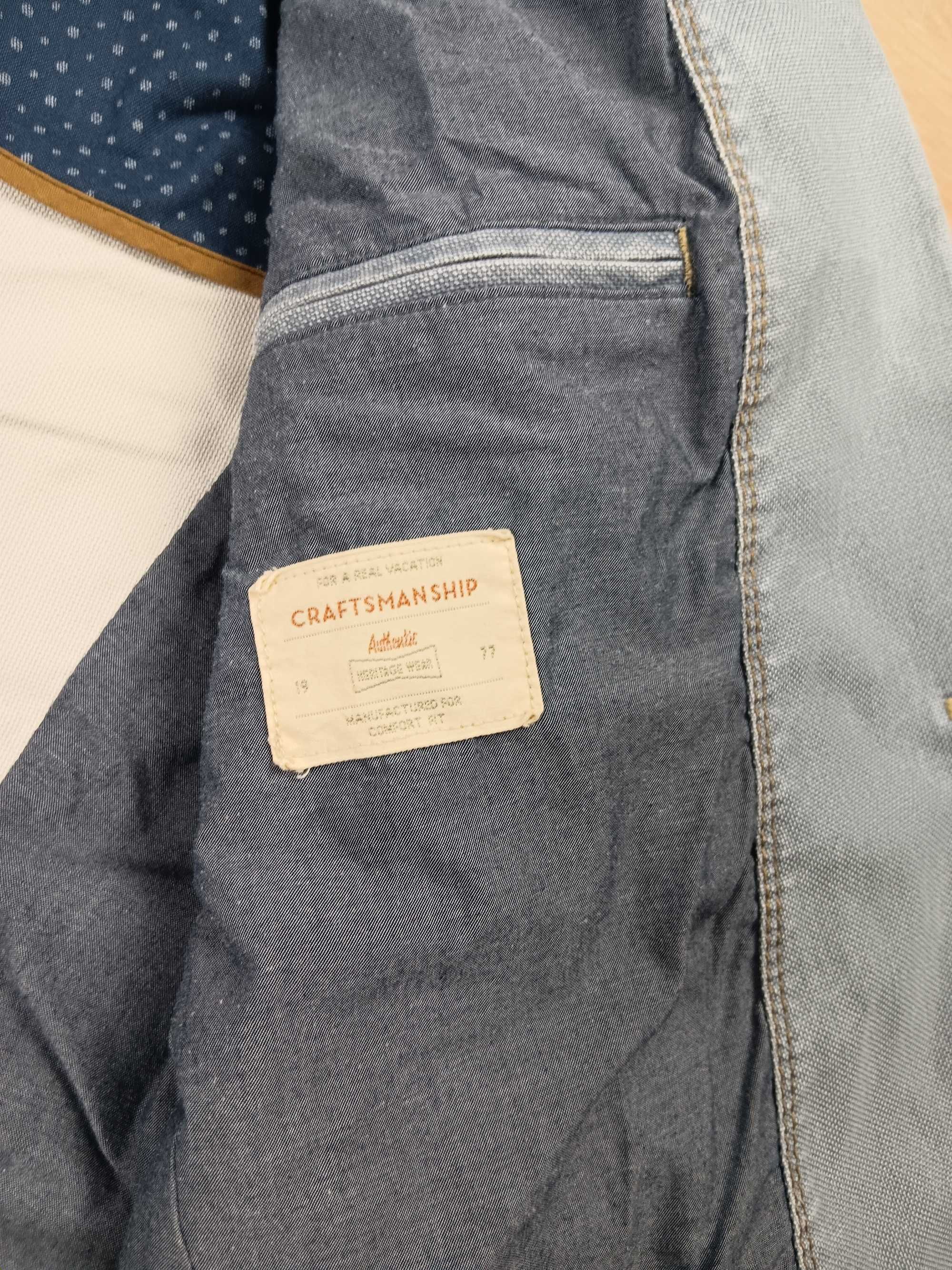 Niebieska casualowa marynarka męska Camel Active rozmiar 50