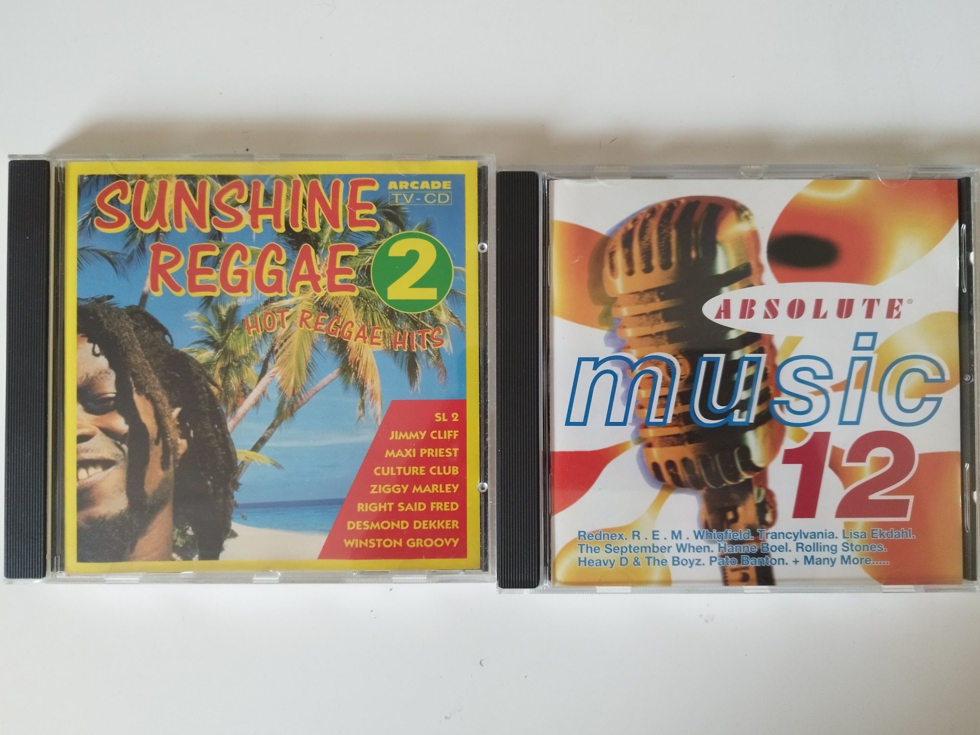 2płyty Sunshine Reggae + Absolute Music /m.in. Culture Club, R.E.M...