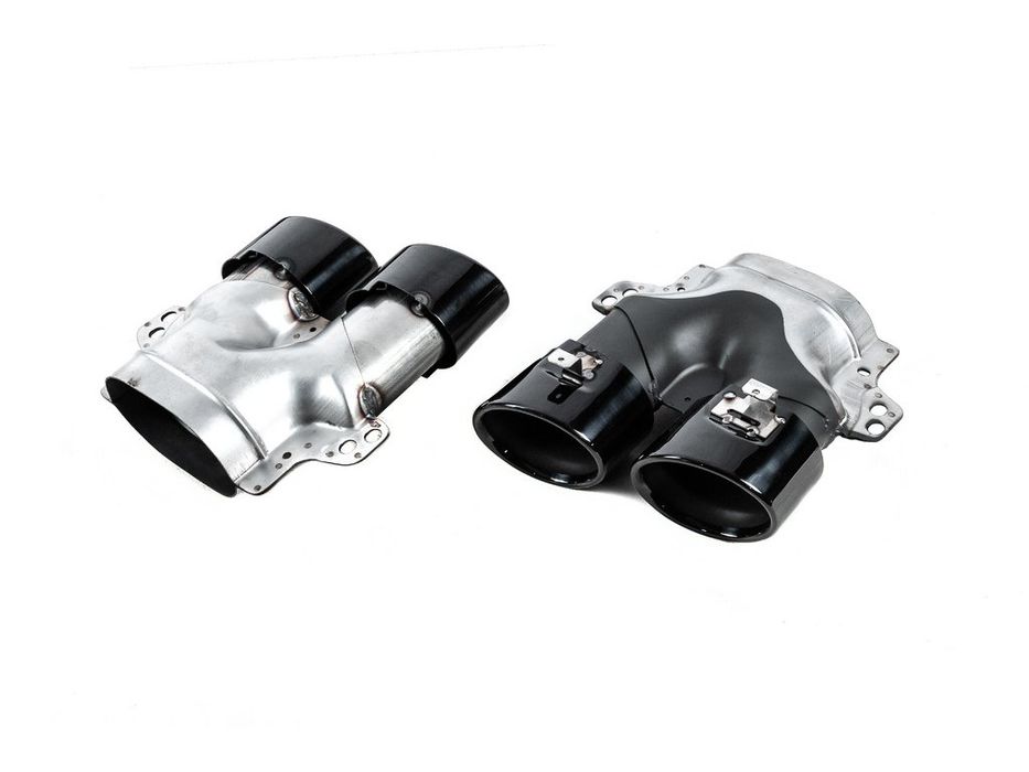 Mercedes C-сlass W205 2014-2021р Задній дифузор з насадками AMG43