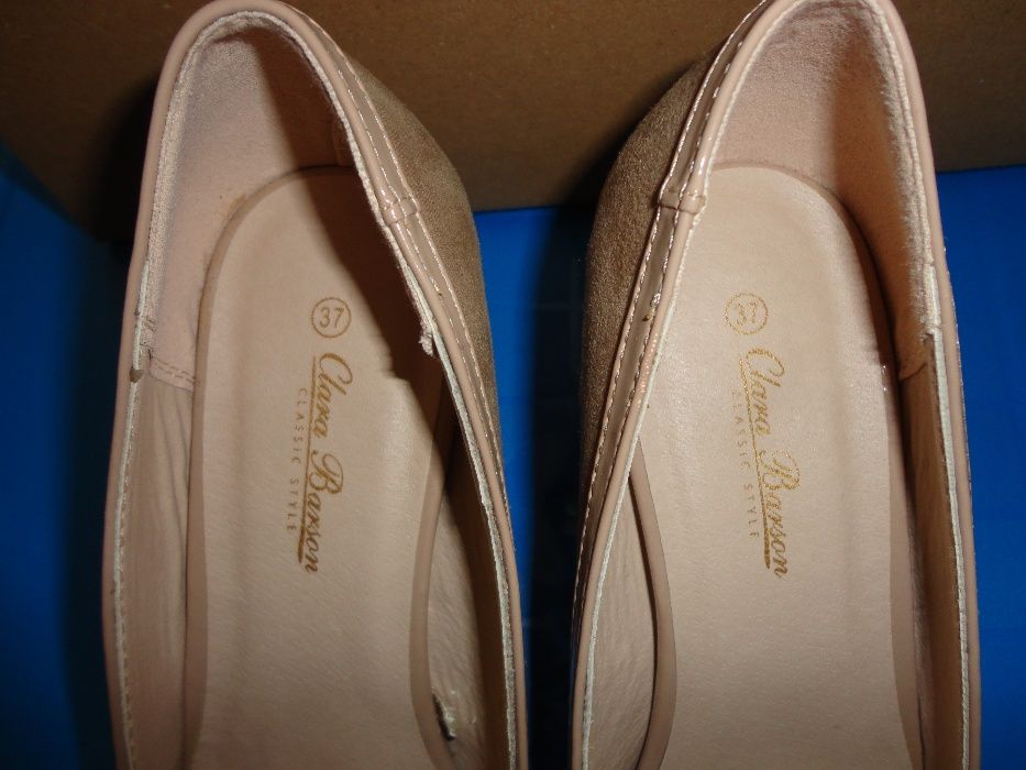 Buty damskie-czółenka/półbuty-roz.37/Firma Clara Barson CCC-Nowe