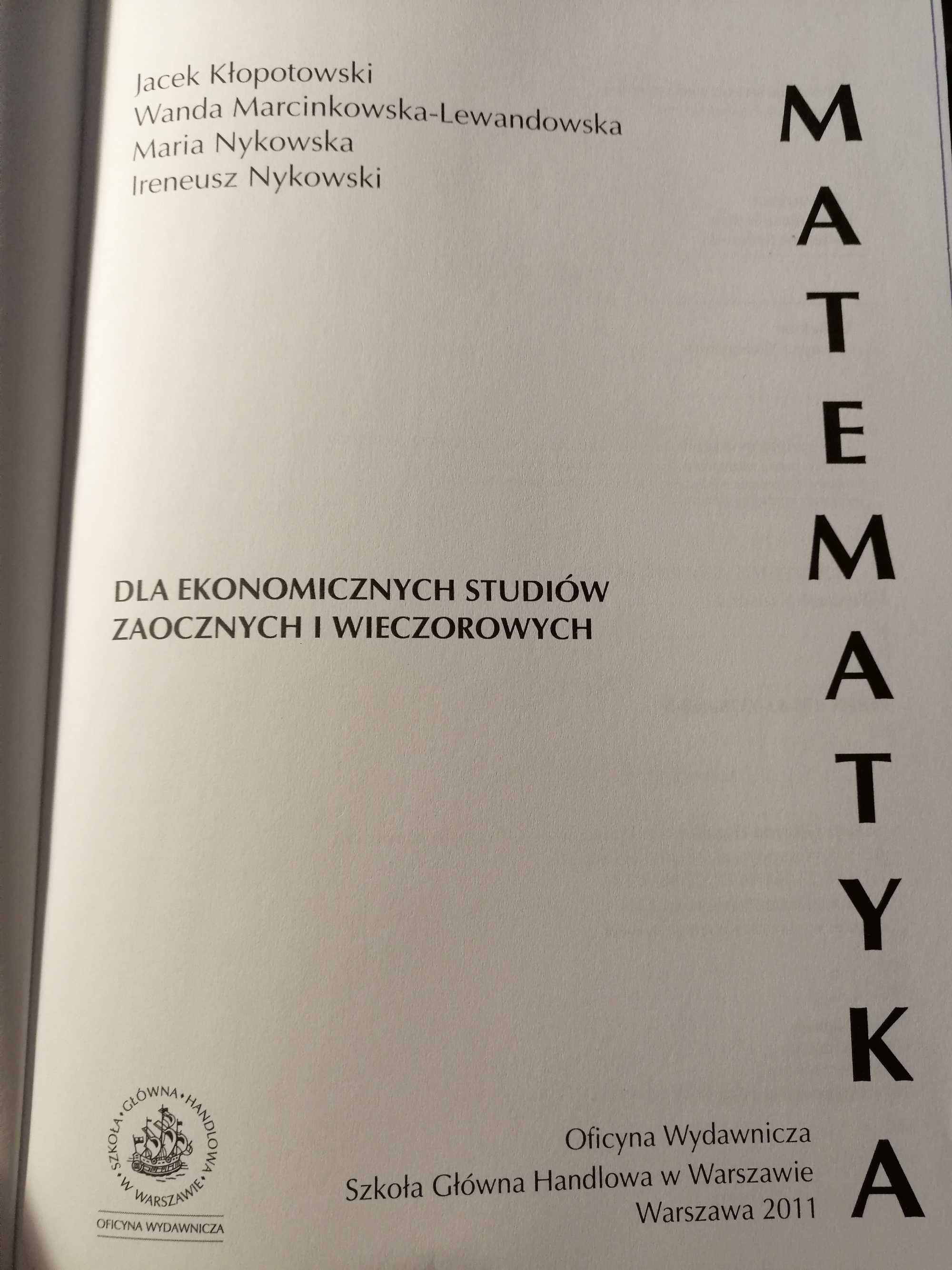 Podręcznik: Matematyka