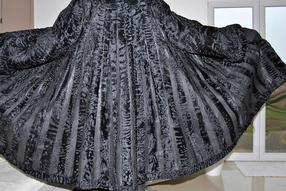 -- Futro Naturalne Karakuły SWAKARA *nie norki 46/53 Swinger 275 cm -