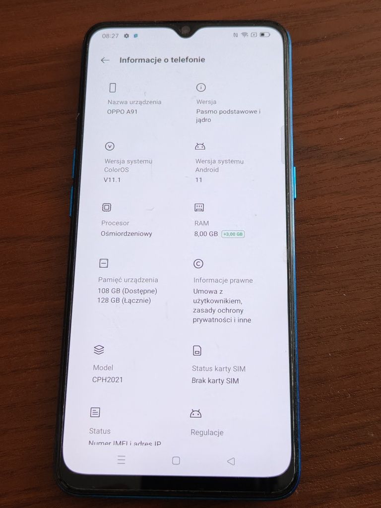 Oppo A91 CPH2021