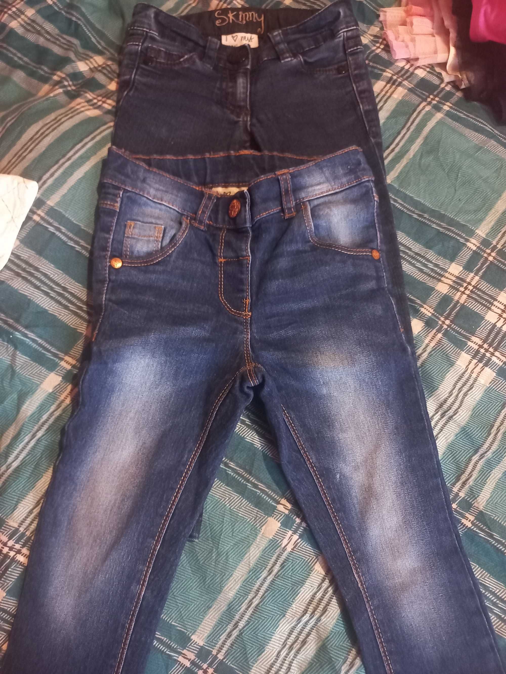 Spodnie next jeansowe a'la leginsy rozm. 98
