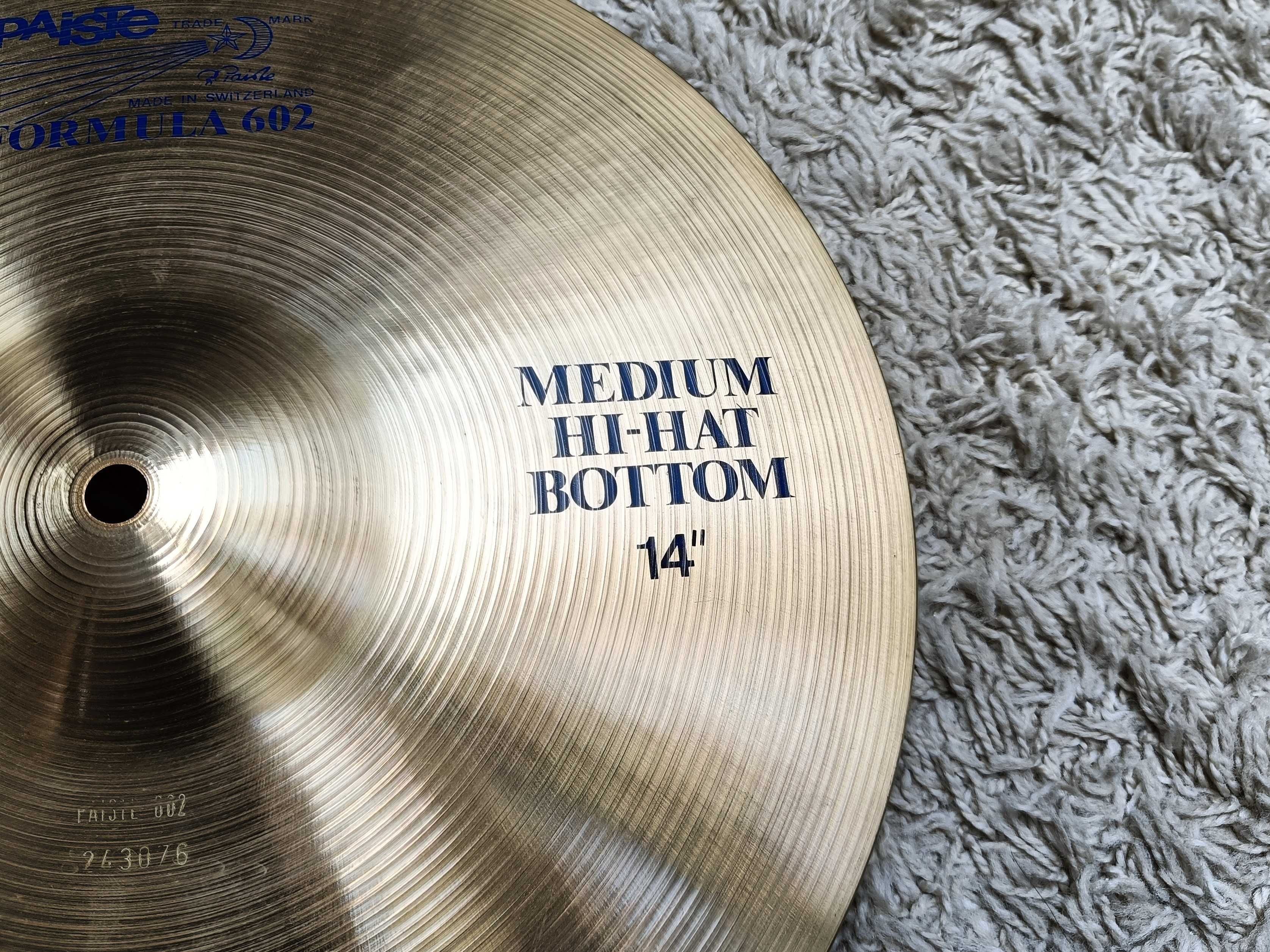 Talerze perkusyjne PAISTE FORMULA 602 BLUE LABEL MEDIUM Hi Hat 14"