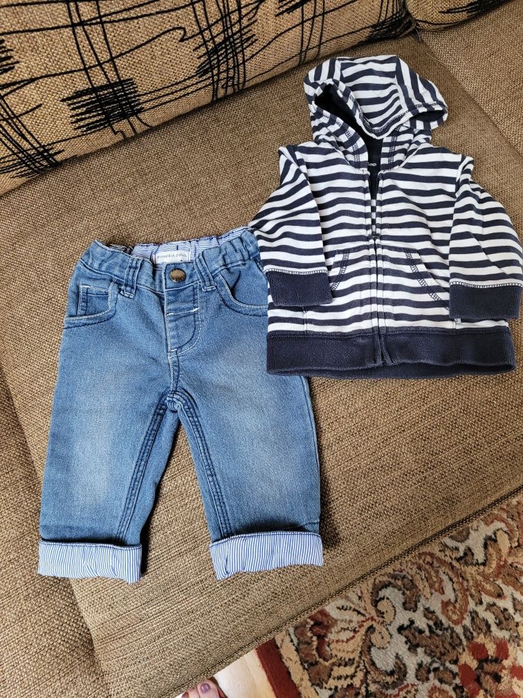 Bluza niemowlęca Gap i jeansy