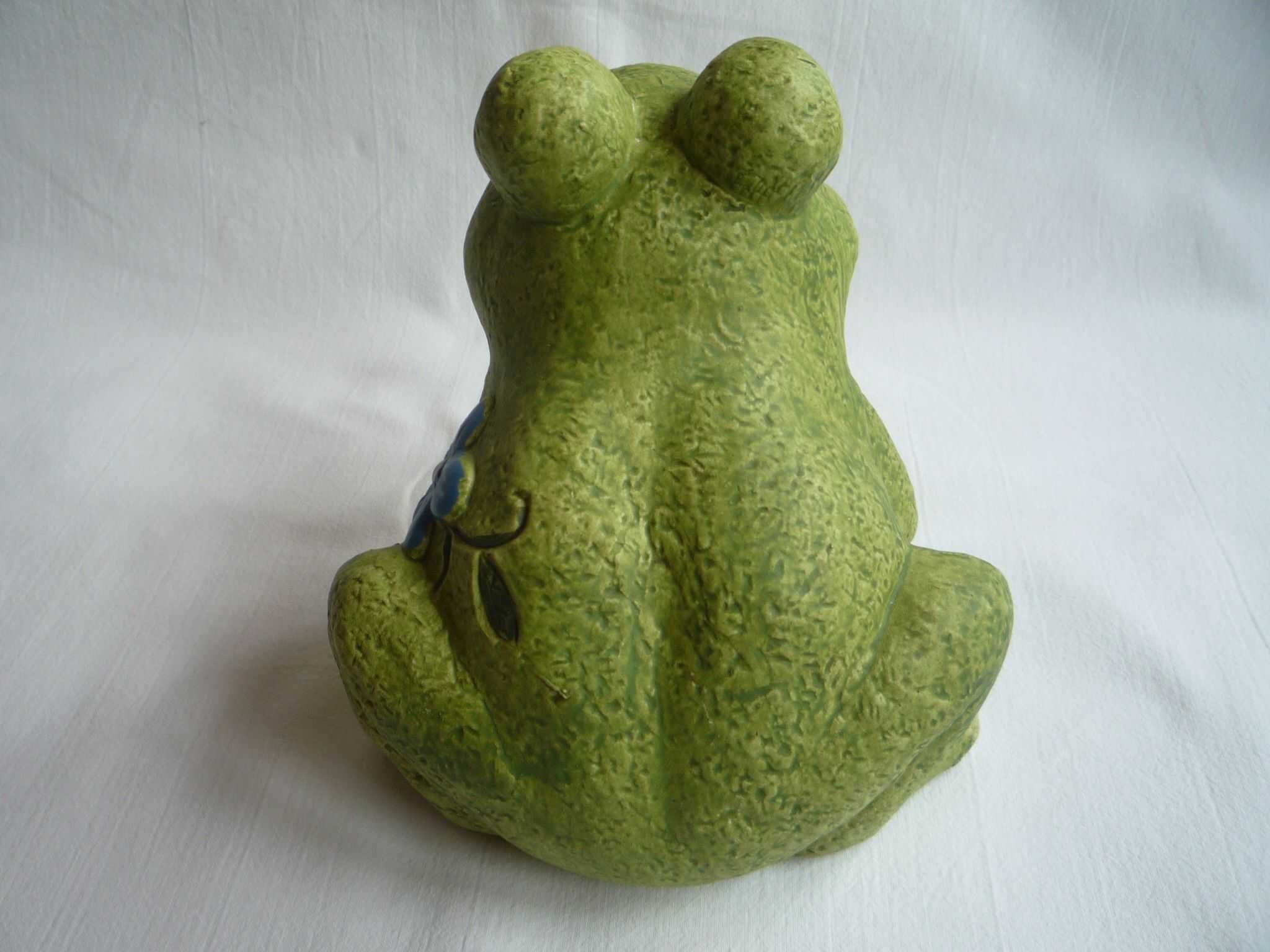 NOWA Żaba Żabka zielona figurka ceramika dla Kolekcjonera