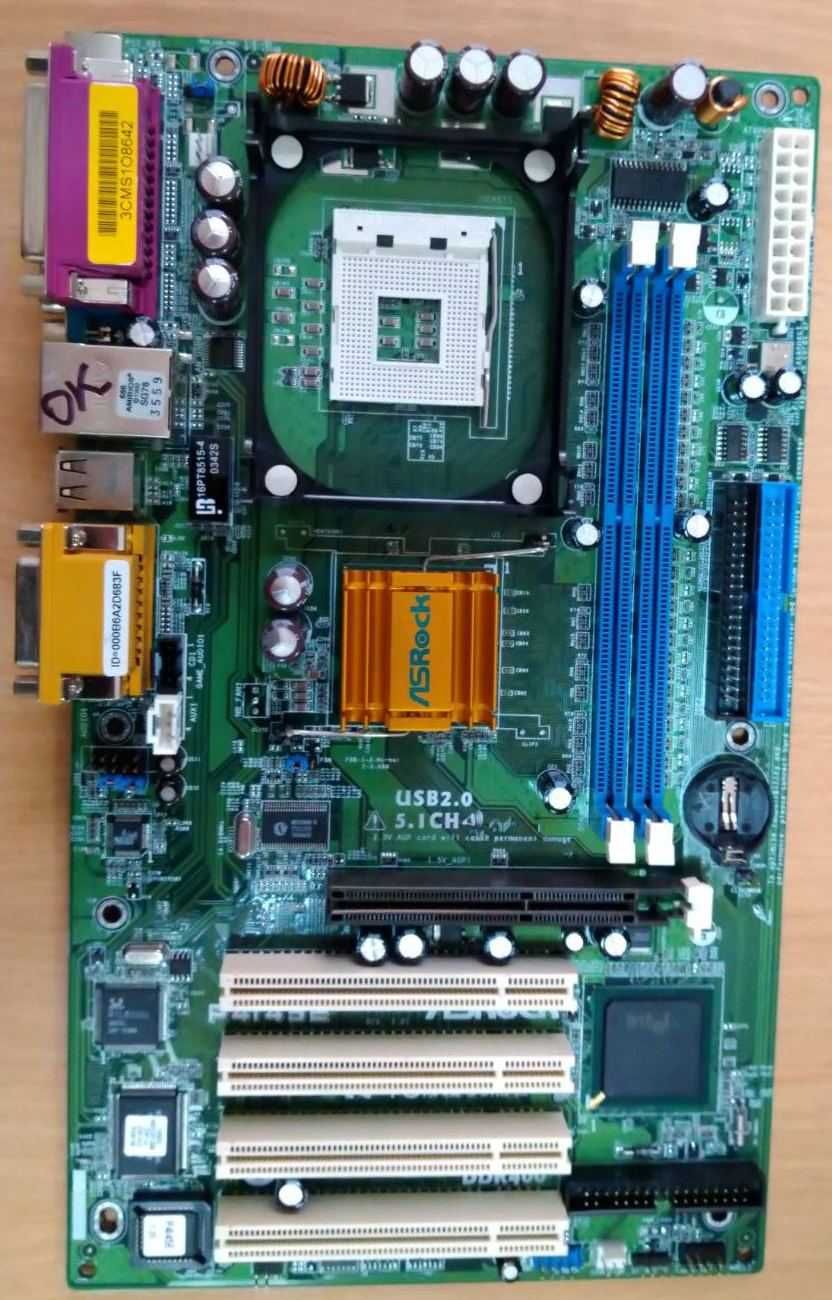 Комплект для ретро ПК (CPU + DDR+ Mainboard+AGP)