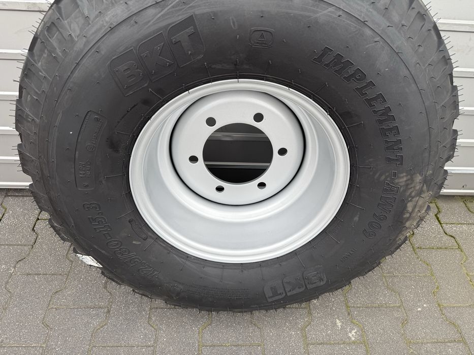 Komplet 4 szt koło 12.5/80-15.3 14PR BKT FELGA wzmocniona przyczepa