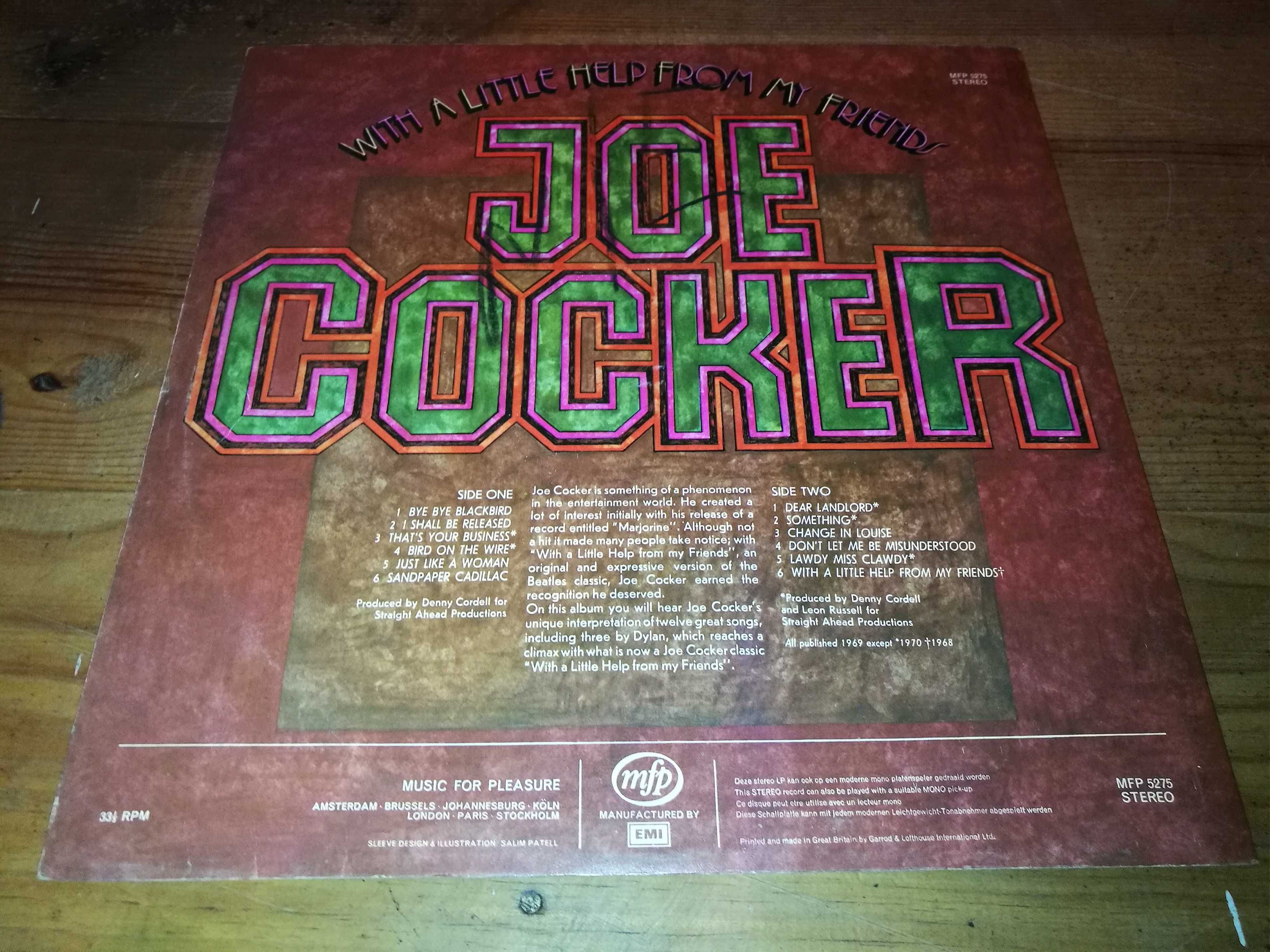 JOE COCKER - With a Little Help From My friend LP