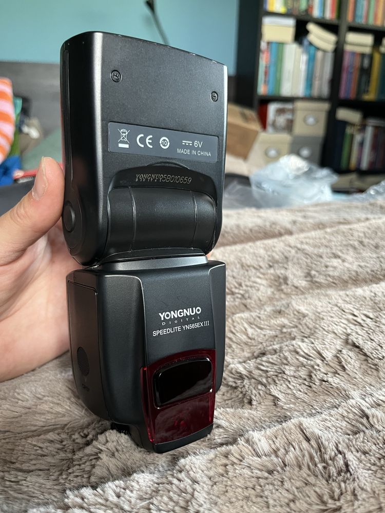 Lampa Yongnuo speedlite YN565ex III do Canon - mało używana, stan BDB