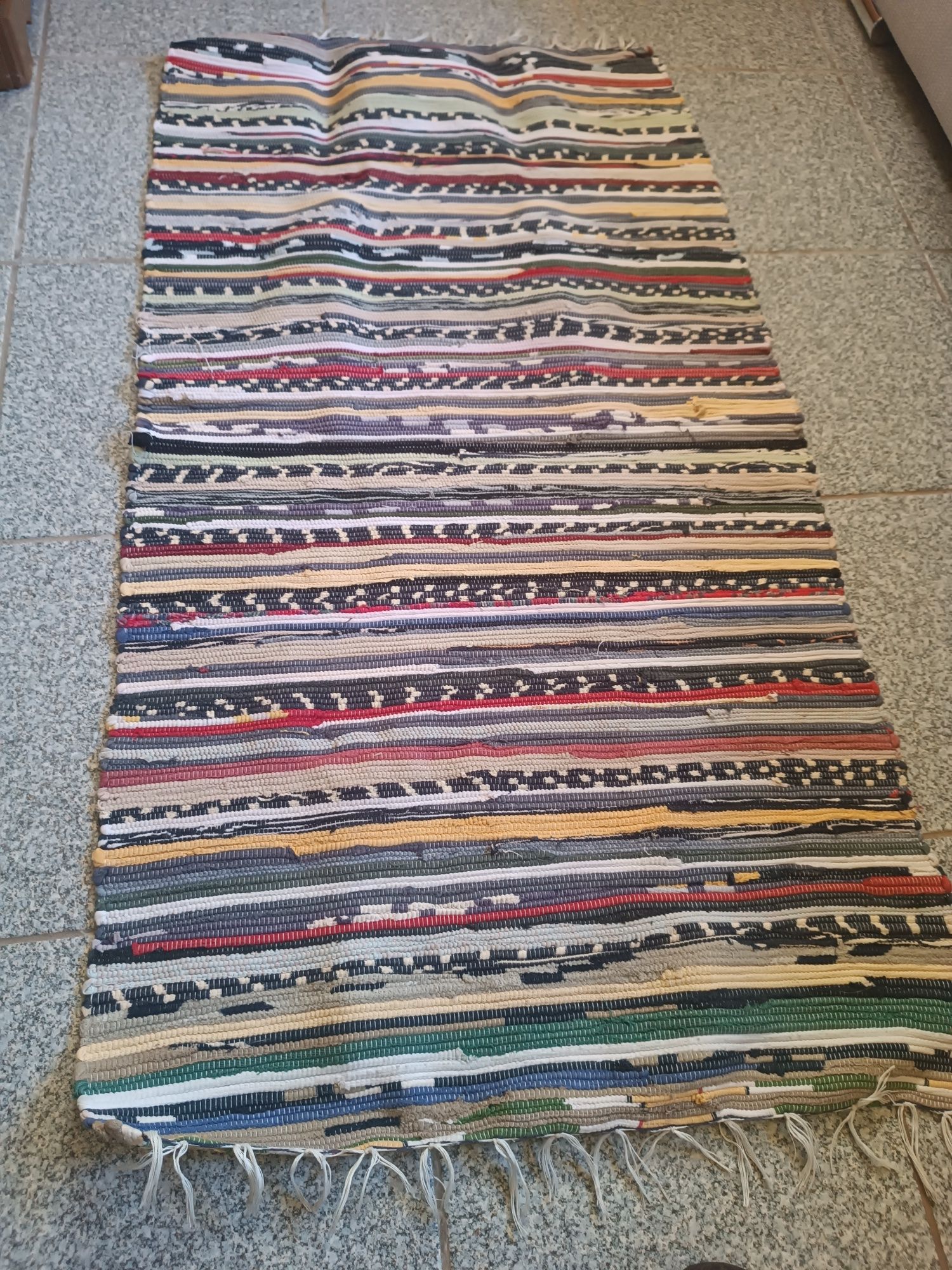 Tapetes trapilho de algodão