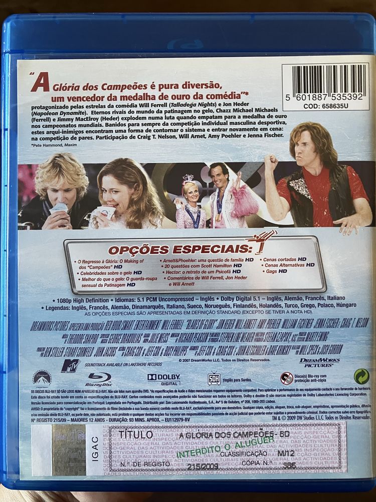 “A gloria dos campeões” [blu-ray]
