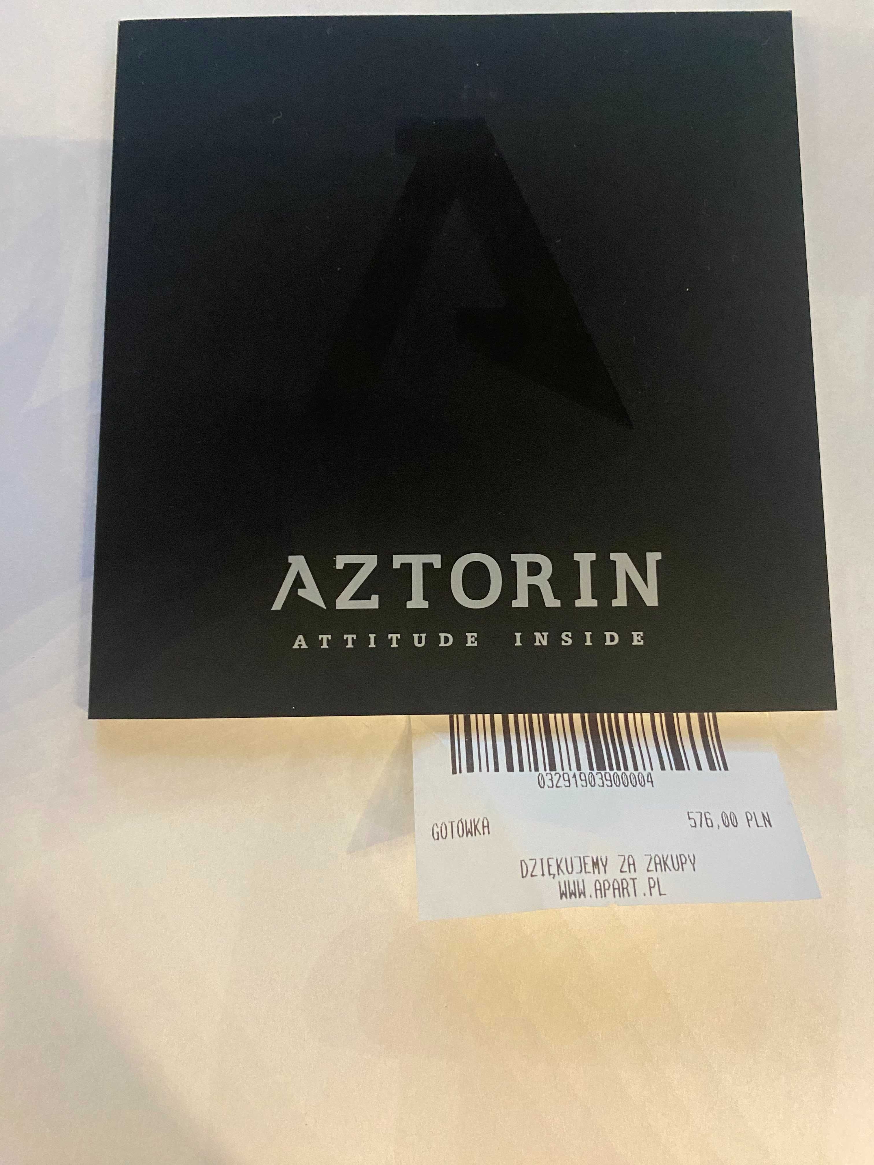 Aztorin zegarek męski pomarańczowy