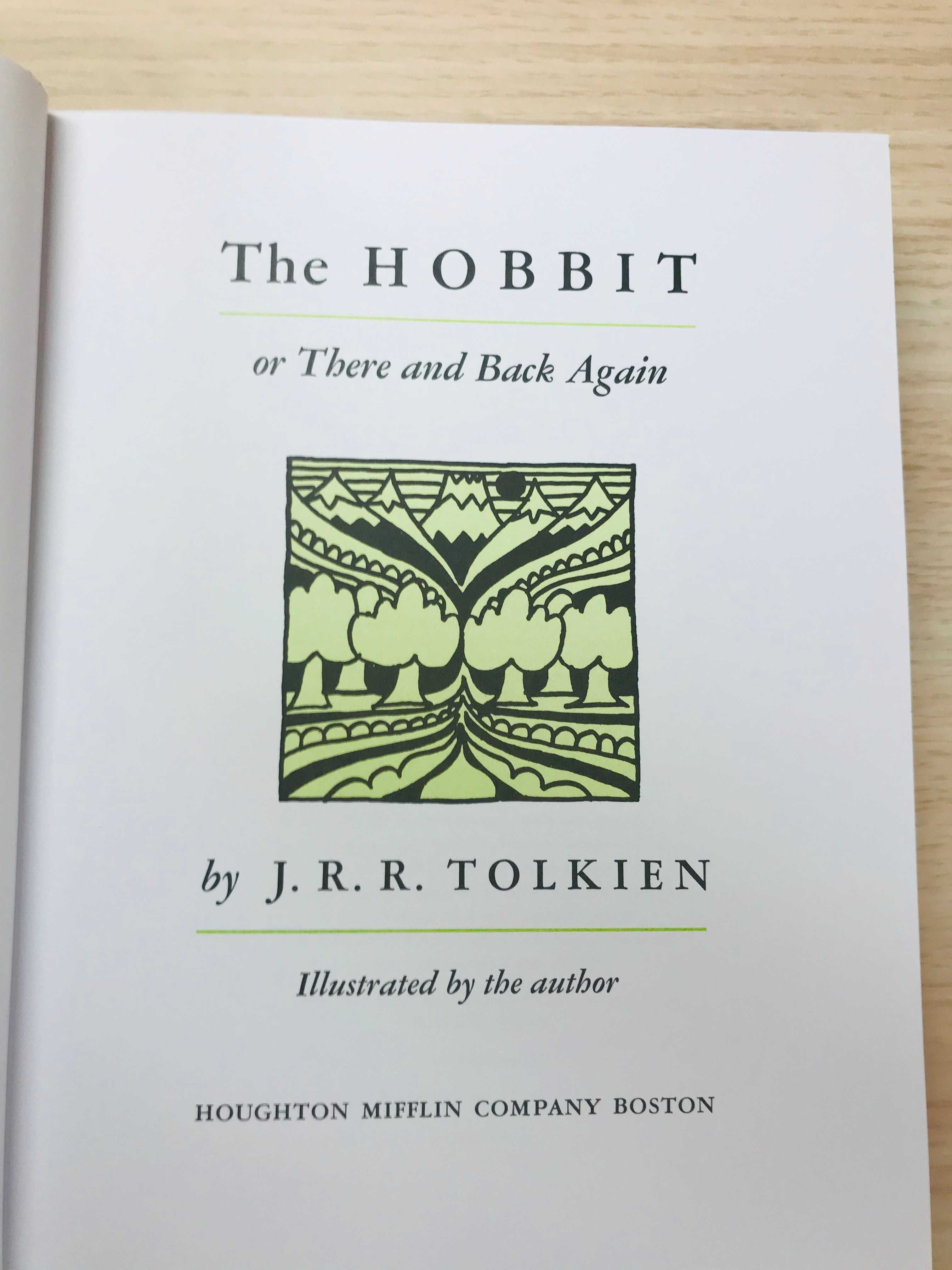 Hobbit - ekskluzywne wydanie DELUXE w pudełku Houghton Mifflin Tolkien