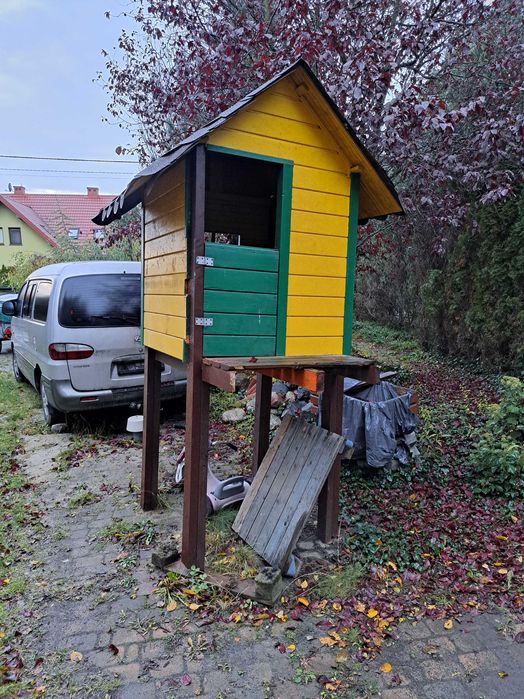 DOMEK dla DZIECI ogrodowy drewniany solidny!! Grzebowilk k/Mińsk Mazow