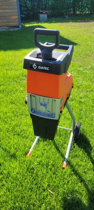 Rozdrabniacz do gałęzi GATEC, Elektryczny rębak frezowy 2800W + Kosz