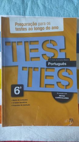 Caderno de apoio TESTES de CN e Português - 6 ano