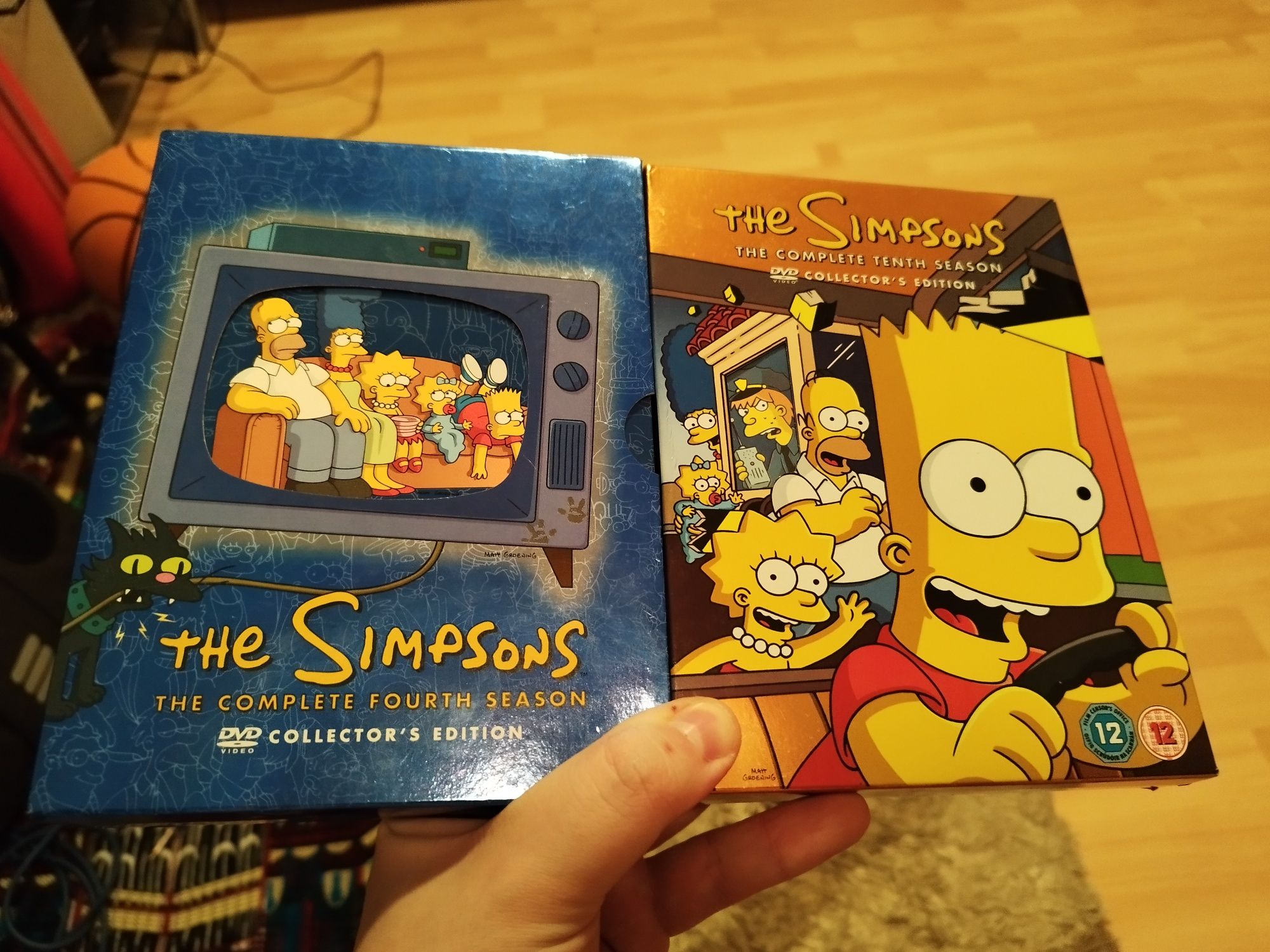 The Simpsons DVD 4 i 10 Full Sezon Kolekcjonerski