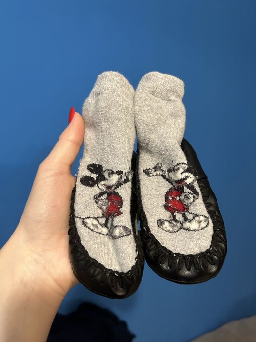 Skarpety z podeszwą kapcie Disney Myszka Mickey