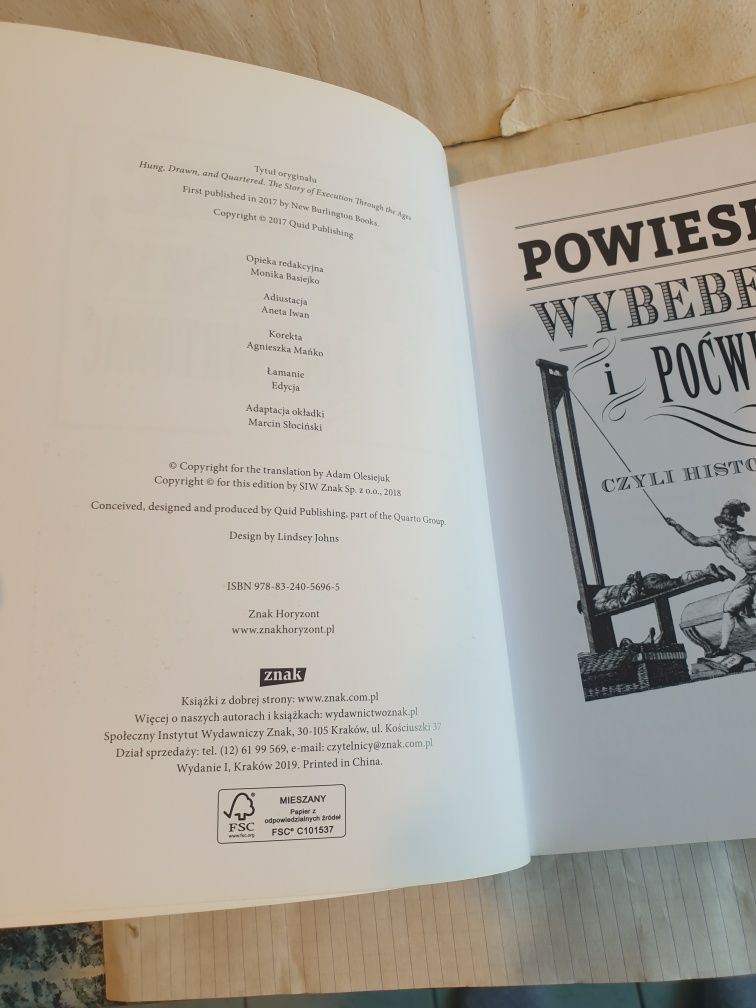 Powiesić wybebeszyć i poćwiartować czyli historia egzekucji J. Moore