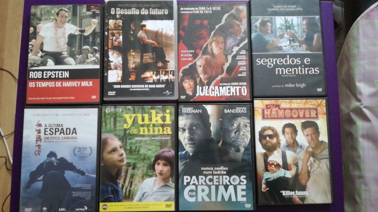 Dvds Rob Epstein+A Última Espada+segredos&mentiras+parceiros no crime+