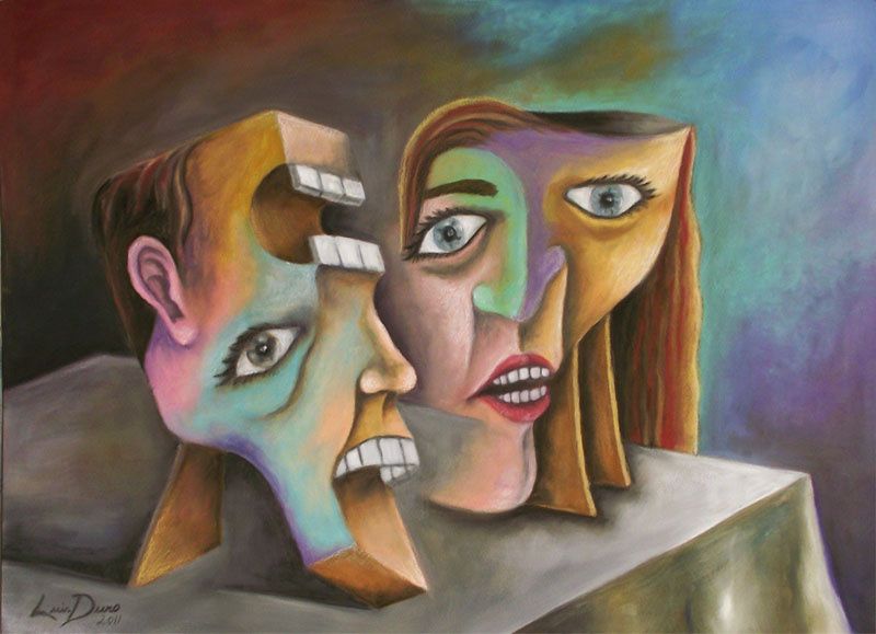 Pinturas a óleo e pastel originais