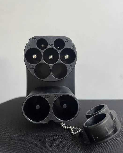 Перехідник CCS2 до 250 кВт для Tesla | з кнопкою Рест/Дорест |