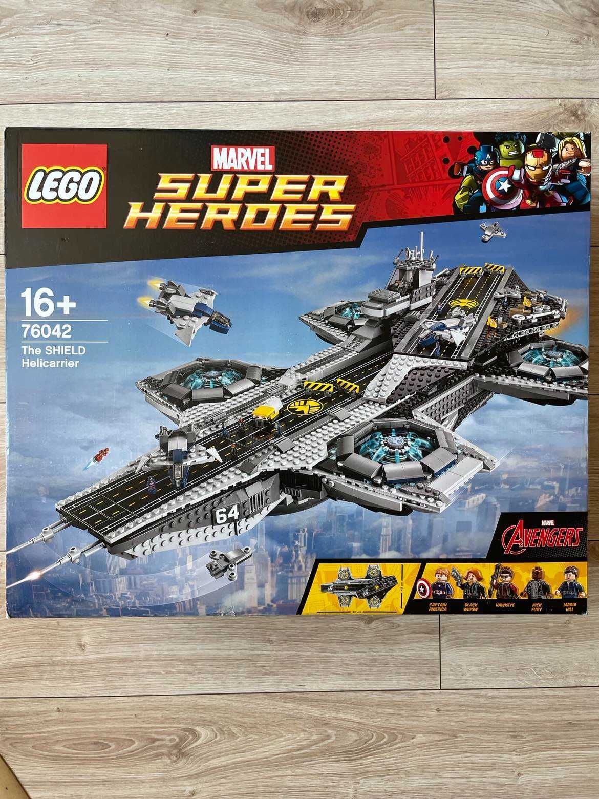 LEGO 76042 Marvel Super Heroes- Lotniskowiec SHIELD Helicarrier- NOWE