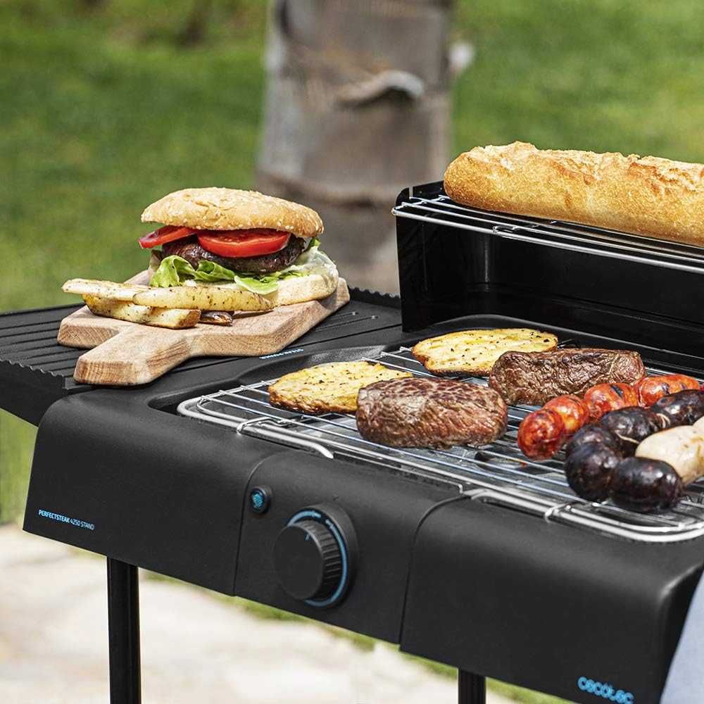 Cecotec grill elektryczny - grill ze stali nierdzewnej