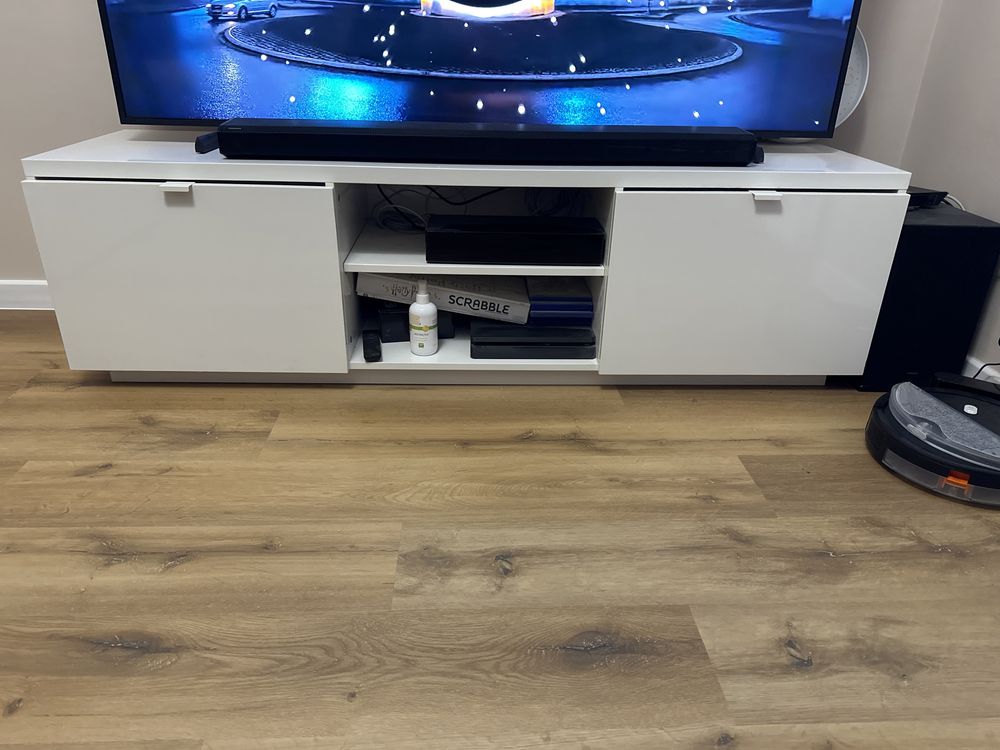 Szafka RTV Ikea biały połysk