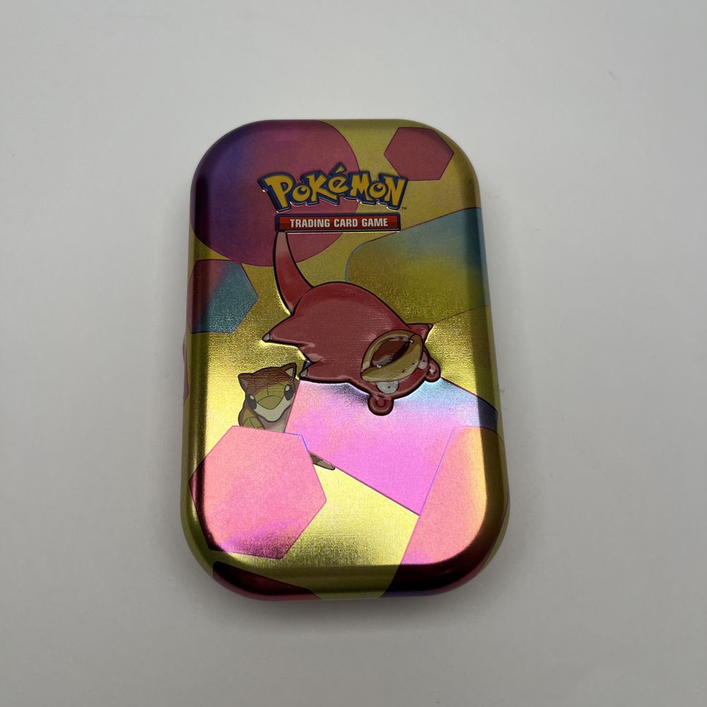 Puszka z kartami Pokemon TCG Slowpoke & Sandshrew