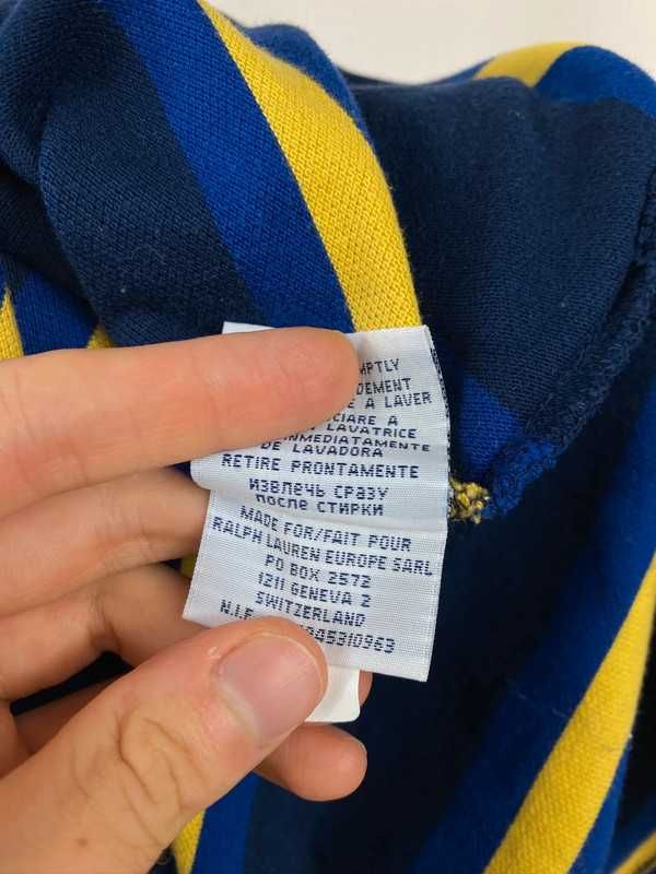 Polo Ralph Lauren koszulka w paski Logo haft kon luxury premium