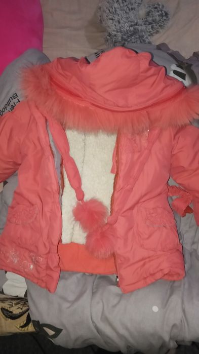 Продам дуже теплу куртку + штани,дівчинка.