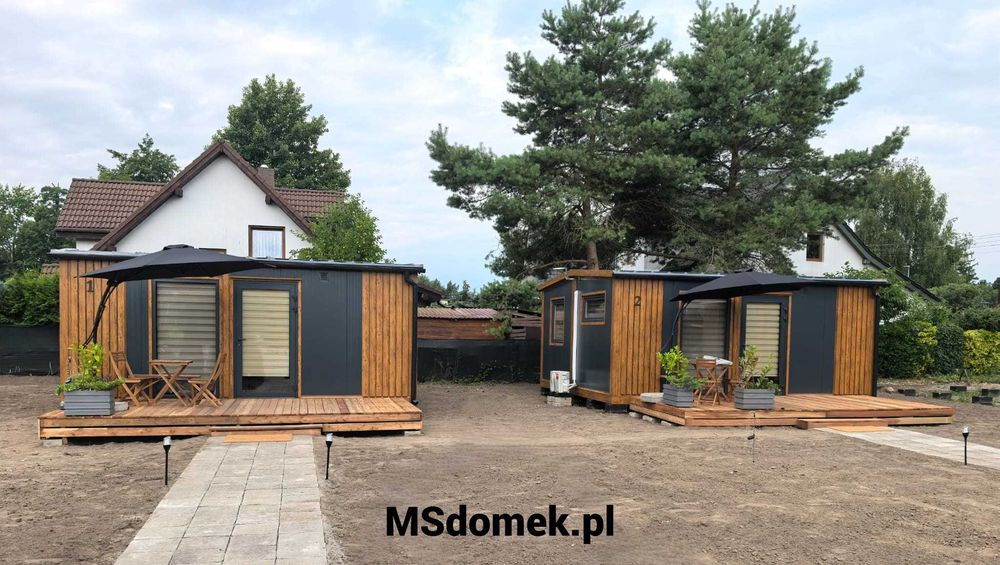 Domek modułowy całoroczny mobilny wyposażony pod klucz 35m2 Producent