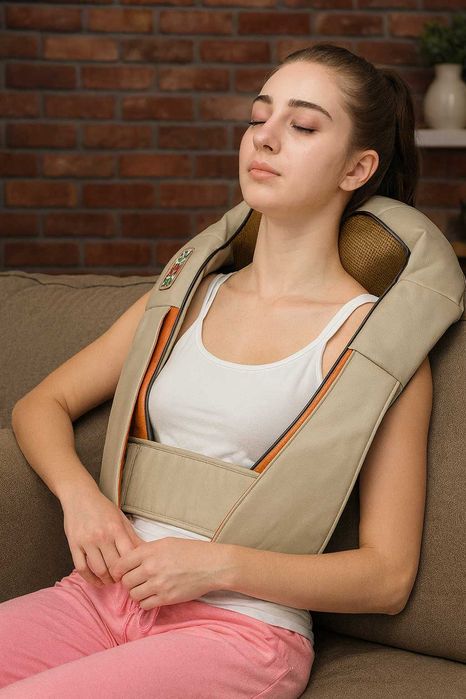 Masażer do szyi / karku / pleców / nóg – pas masujący grzejący