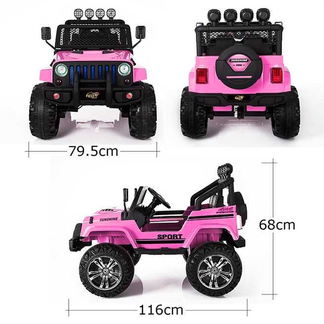 Super Jeep dla dziewczynki,chłopca Auto dla dziecka  Amortyzowane, 4x4