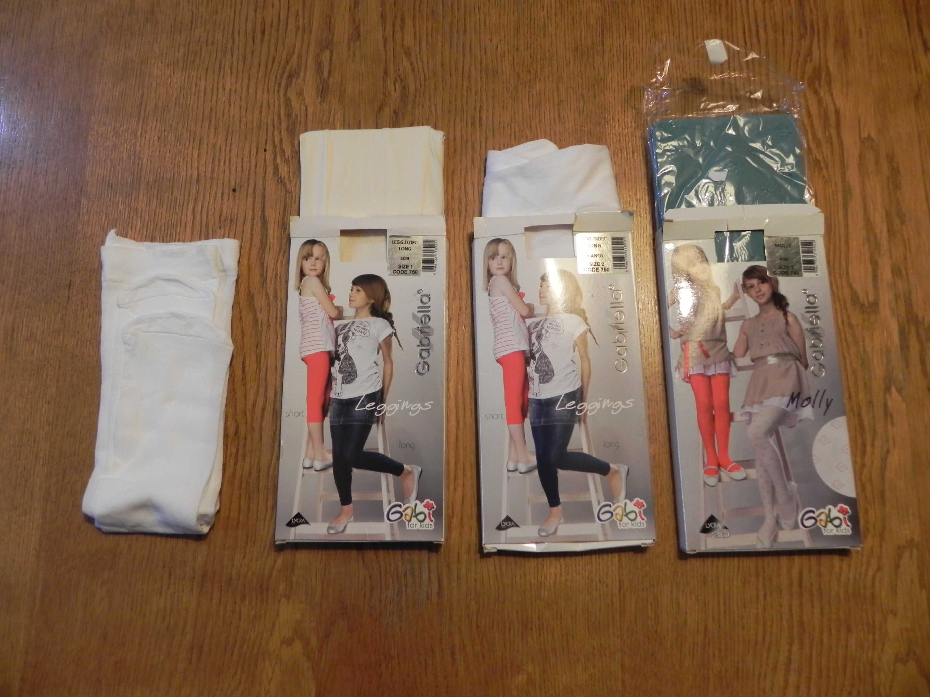 legginsy mikrofibra 3 pary 122 roz 134 roz. 146 gabriella