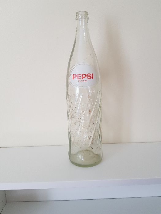 Stara szklana butelka Pepsi Cola z PRL 1 litr
