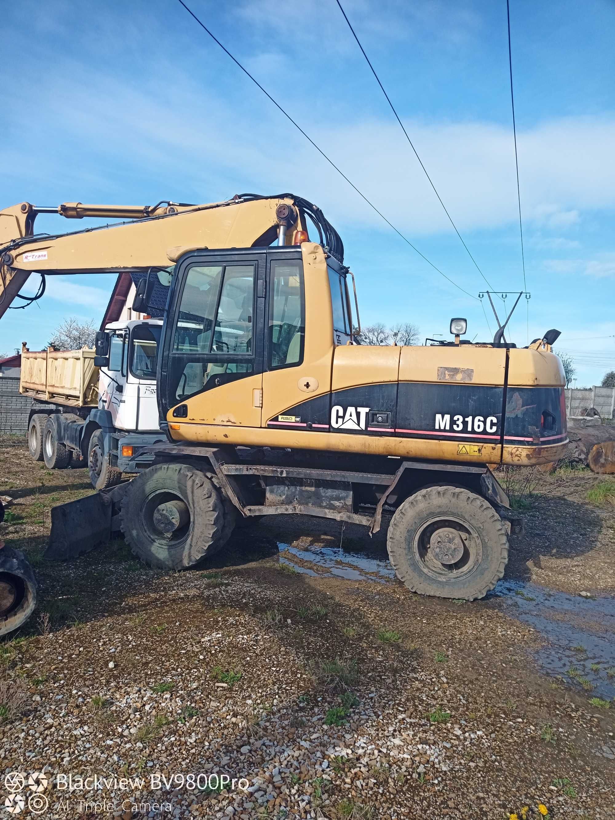 Koparka kołowa CAT 316C