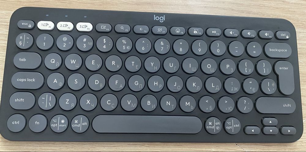 Клавiатура Logitech Pebble Keys 2 K380s (Graphite)