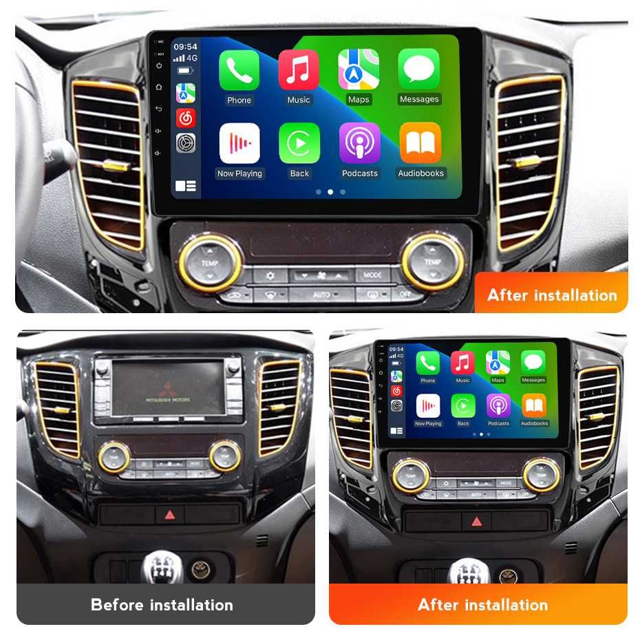 Штатна магнітола Mitsubishi L200 android gps