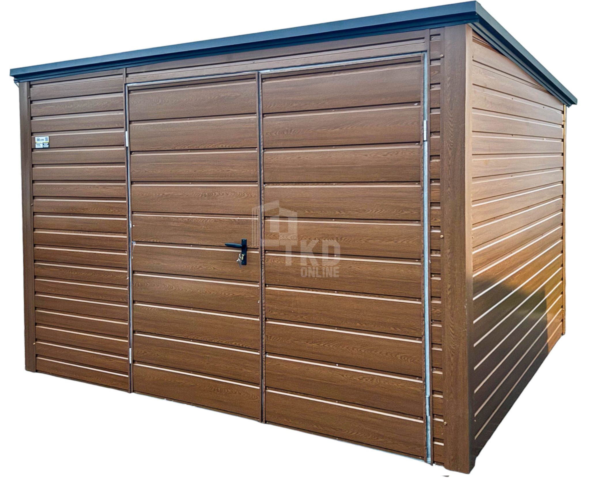 Schowek Domek Ogrodowy 3X2,5M Brama Dach Spad W Tył Tkd314